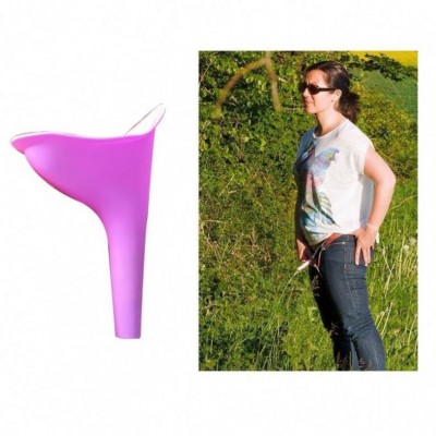 Women Urinal Outdoor Travel Camping Portable Female Urinal Soft Silicone Urination Device Stand Up & Pee dropshipping